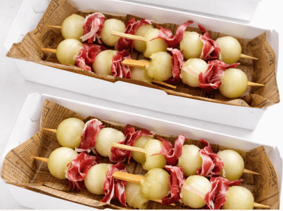 ATTA IBERIAN SKEWER WITH MELON (4uds)