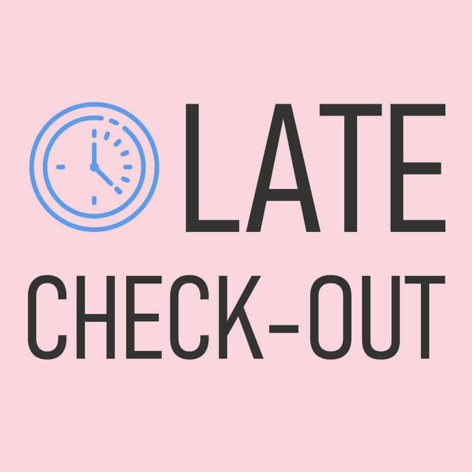 Late Check-Out (21h)  Sin Repostar